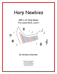 Harp Newbies, The Lesson Book, Level 1