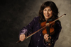 Verlene Schermer with fiddle