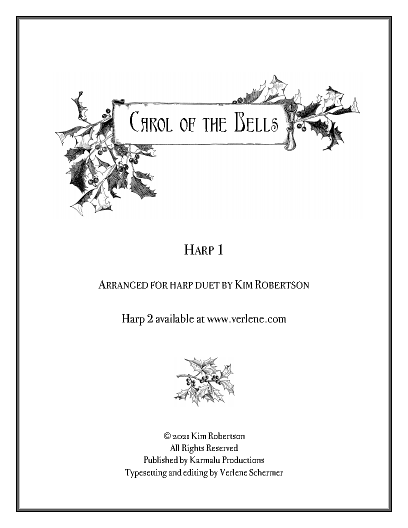 Carol of the Bells harp 1